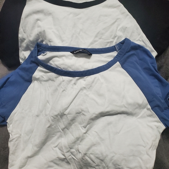 2 Pack colorblock cropped tees - Picture 3 of 3